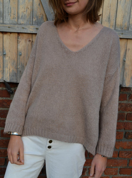 Pull Italien Taupe