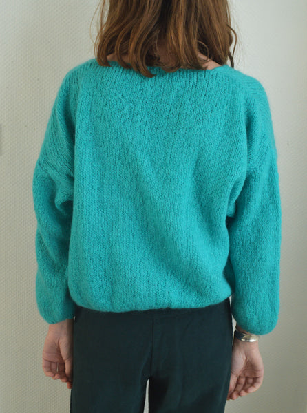 Pull Italien Turquoise