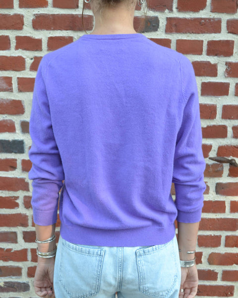 Pull Lilas en cachemire Eric Bompard