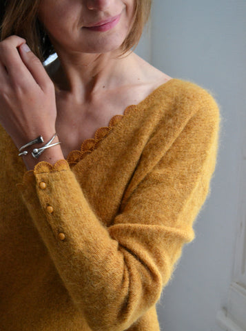 Pull  Moutarde Lorette Sézane