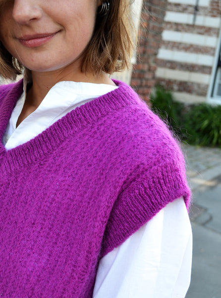 Pull Sans manche Magenta