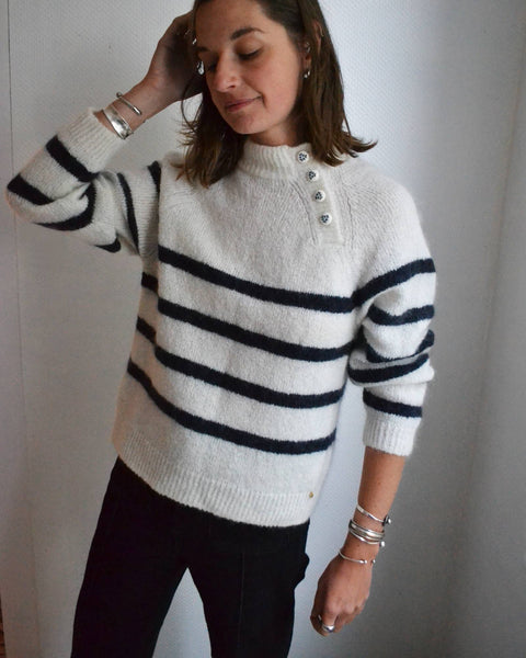 Pull Mohair Marin Des Petits Hauts
