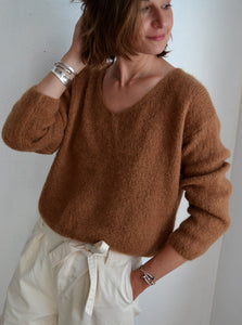 Pull Mohair Camel Sud Express