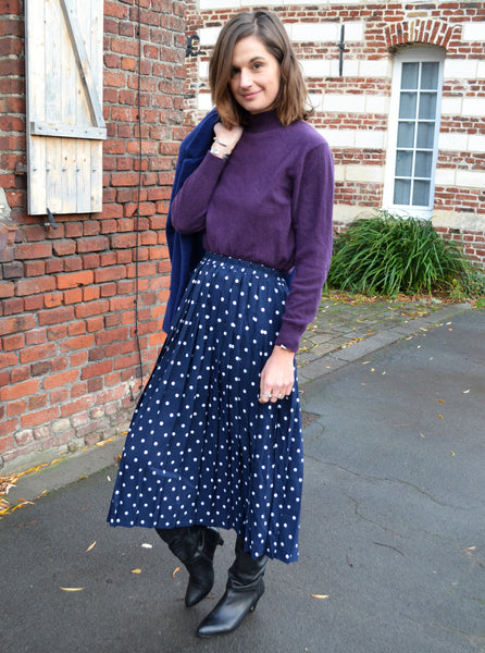 Pull Cachemire Montagut Violet