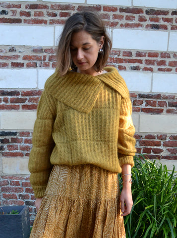 Pull Mohair Moutarde Olivier Strelli