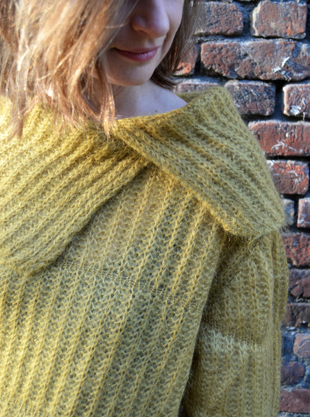 Pull Mohair Moutarde Olivier Strelli