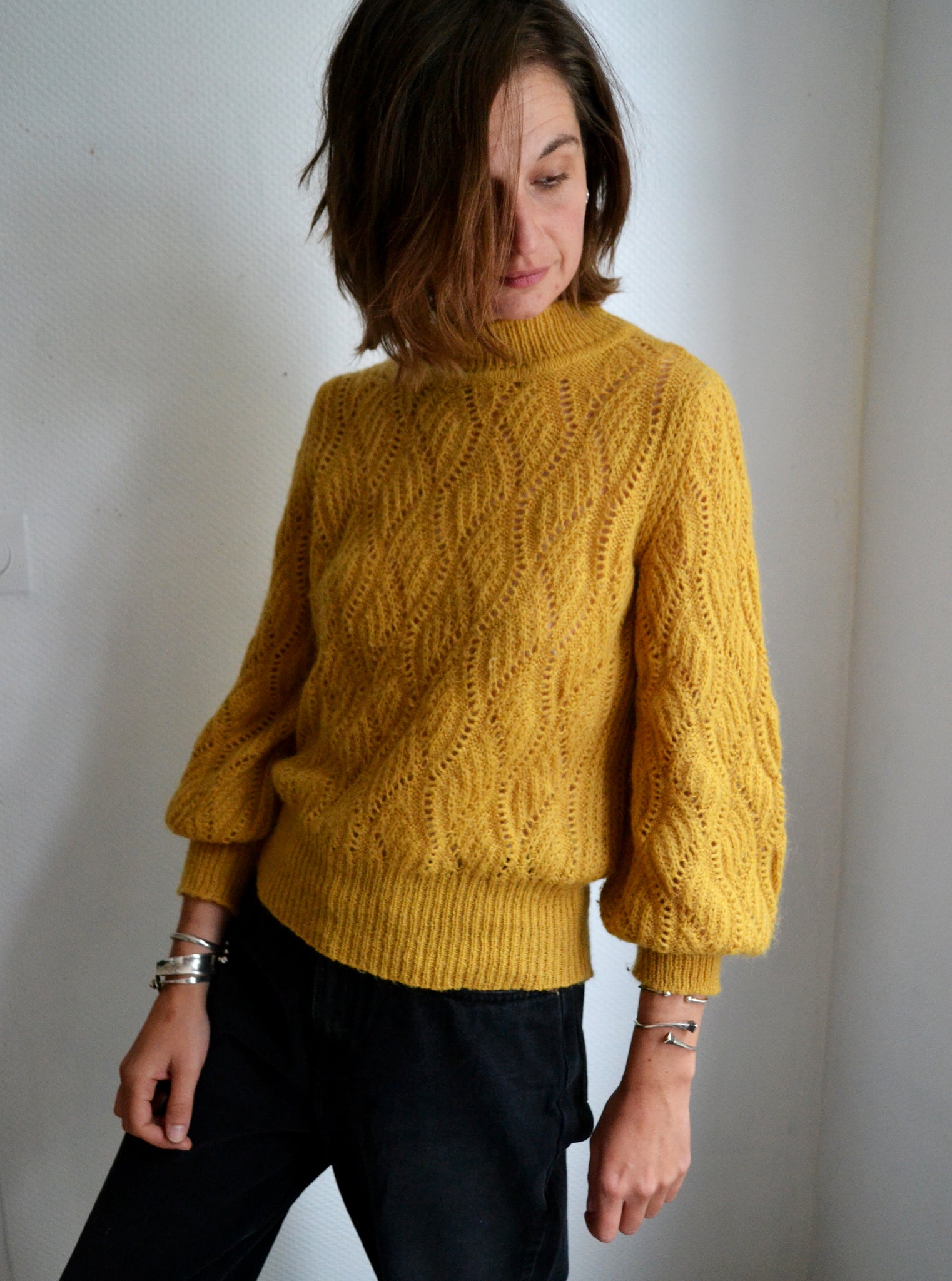 Pull Moutarde Pablo Gérard Darel