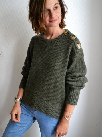 Pull Kaki Petite Mendigote