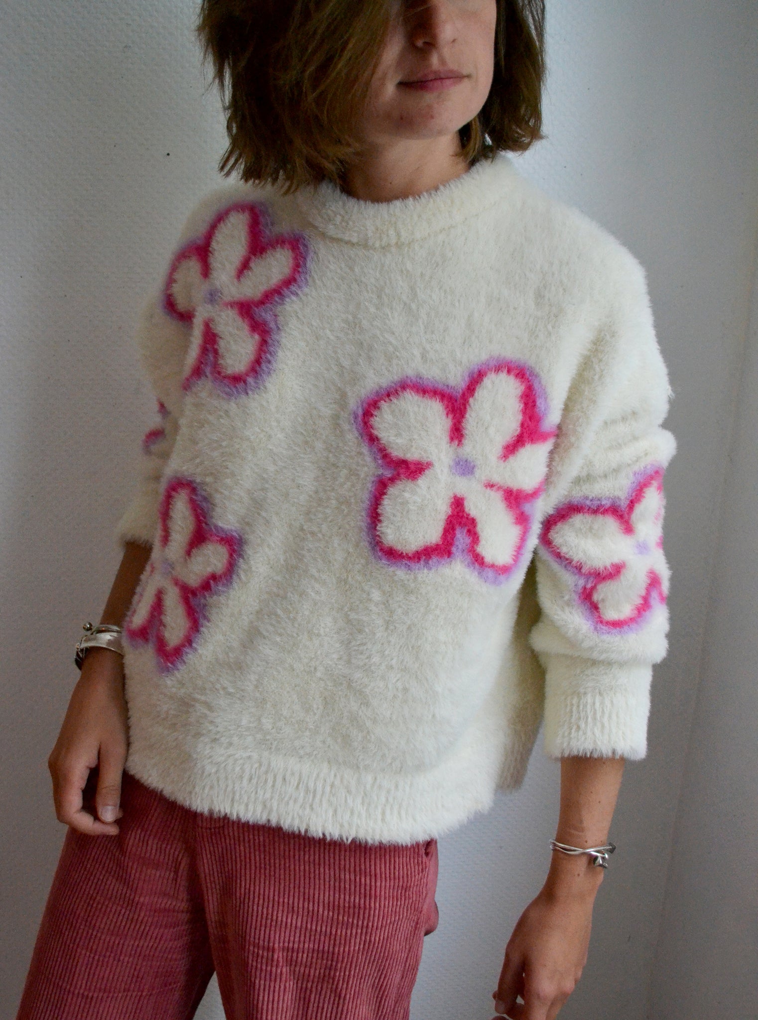 Pull Pilou Fleurs