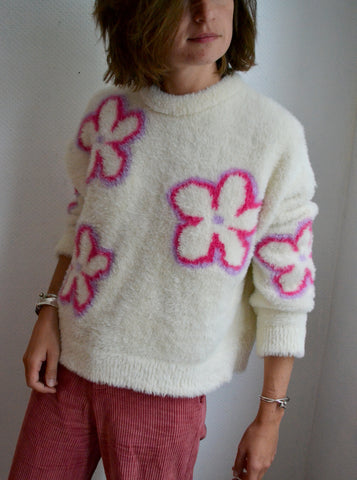 Pull Pilou Fleurs
