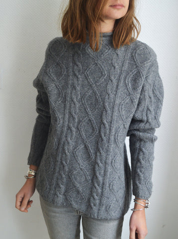 Pull Pure Laine Gris