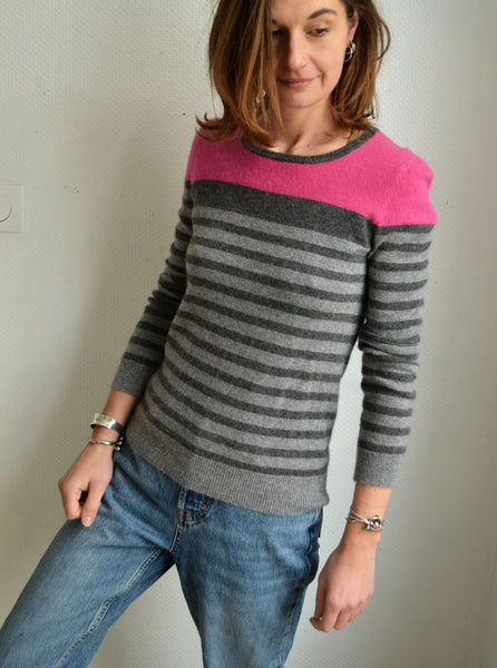 Pull Rayé Cachemire