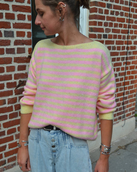 Pull Rayé Pastel