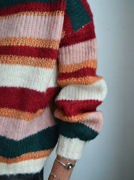 Pull rayé neuf Vintage Dressing