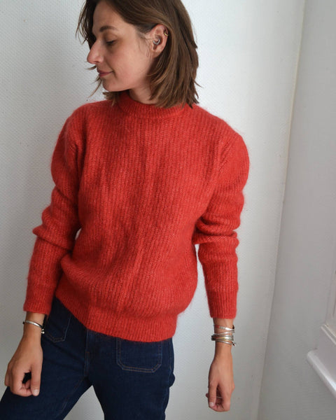 Pull Rouge Mohair
