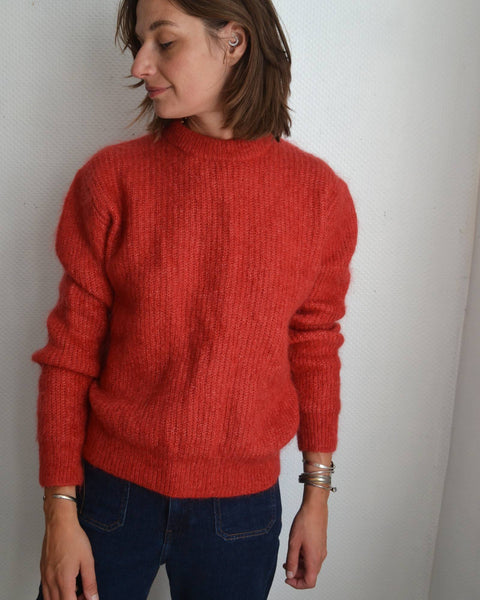 Pull Rouge Mohair