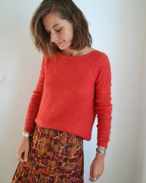 Pull Rouge Sézane