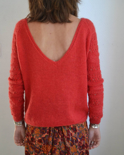 Pull Rouge Sézane