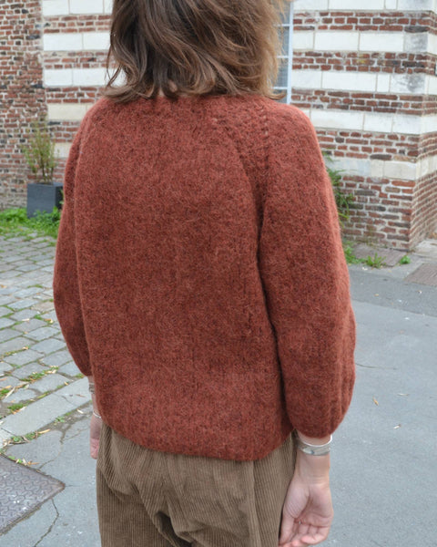 Pull Rouille Mohair
