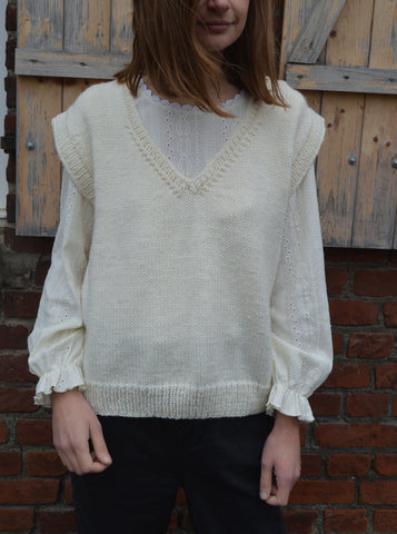 Pull sans manche vintage Ilda