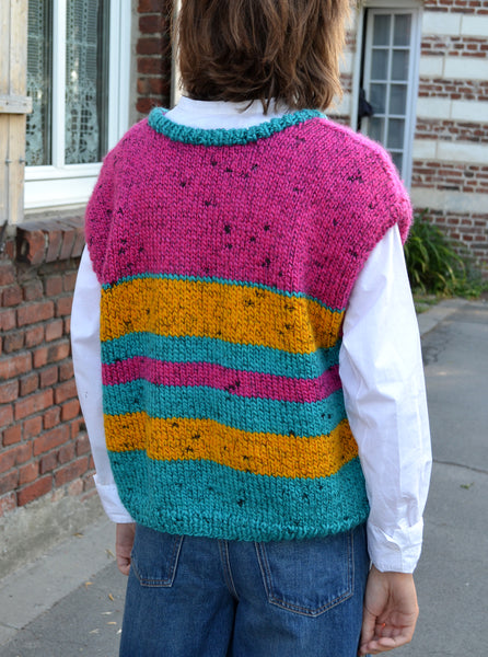 Pull Sans manche Fait Main
