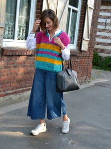 Pull Sans manche Fait Main