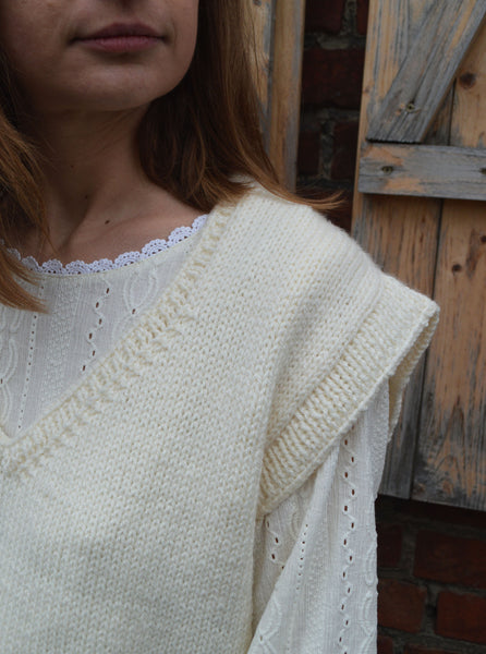 Pull sans manche vintage Ilda