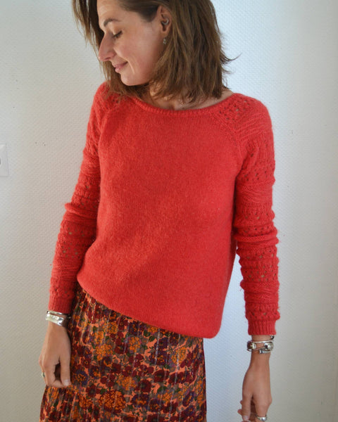 Pull Rouge Sézane
