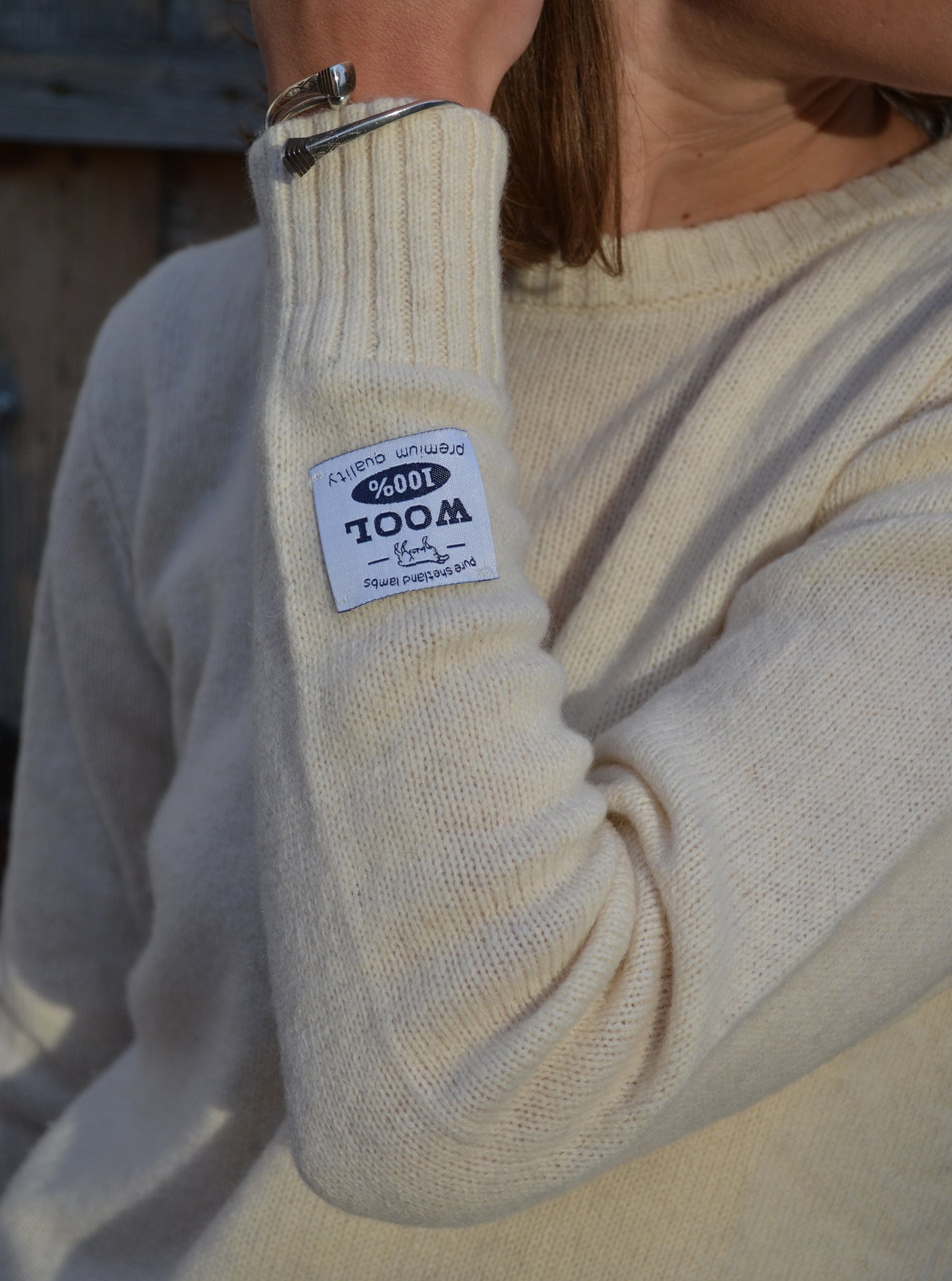 Pull en laine Shetlands Lambs