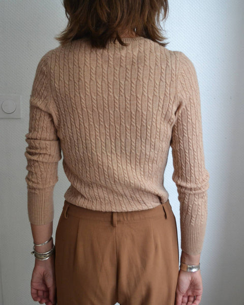Pull Torsades Pure Laine