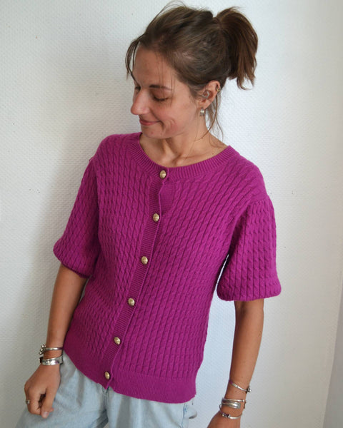 Pull Torsades Magenta