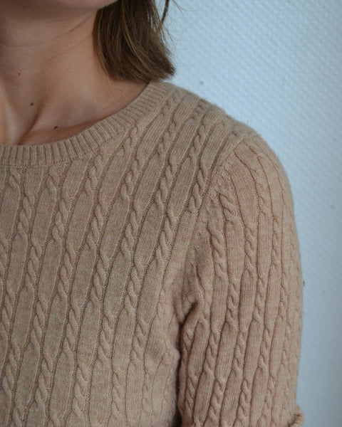 Pull Torsades Pure Laine
