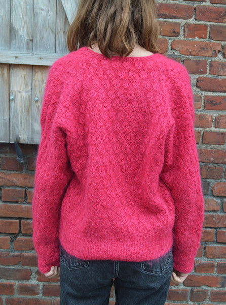 Pull Tricot Framboise