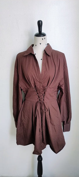 Robe corset Chocolat