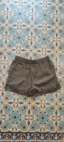 Short en Lin Kaki