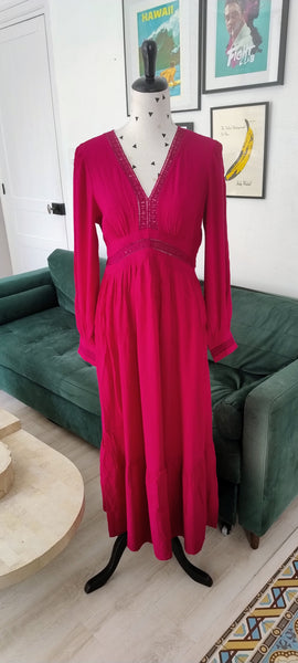 Robe Longue Magenta