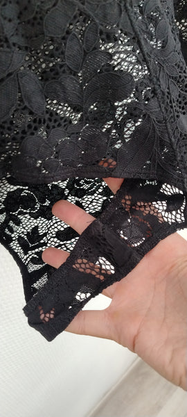 Body dentelle noire