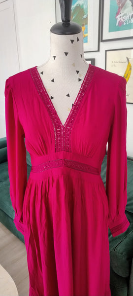 Robe Longue Magenta