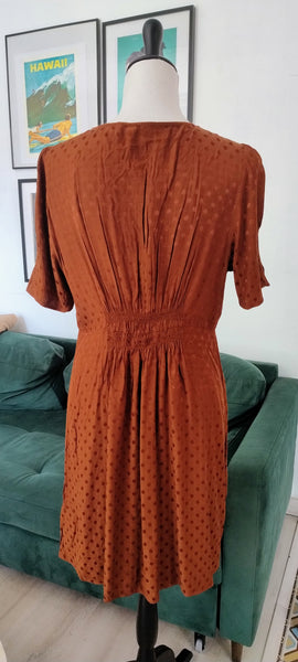 Robe chocolat Pois