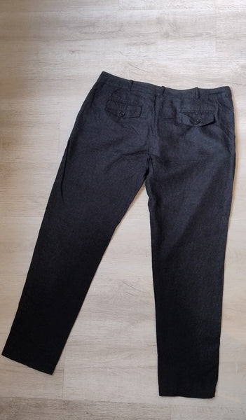 Pantalon Lin Noir