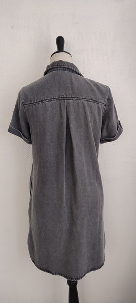 Robe Denim Lyocell Gris