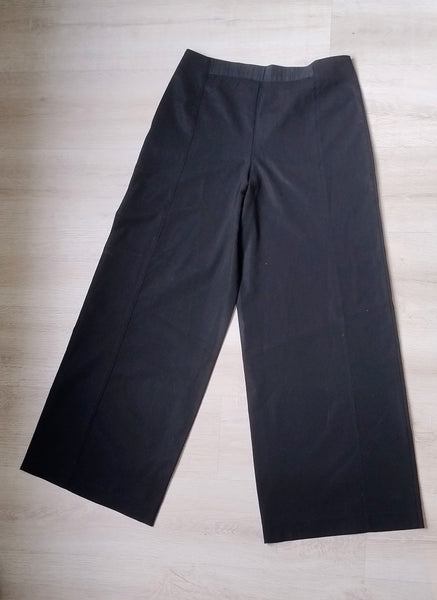 Pantalon larges jambes Sarah Pacini Noir