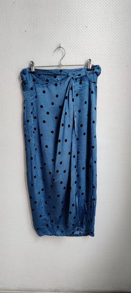 Jupe Paréo Pois Bleue