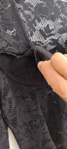 Body dentelle noire