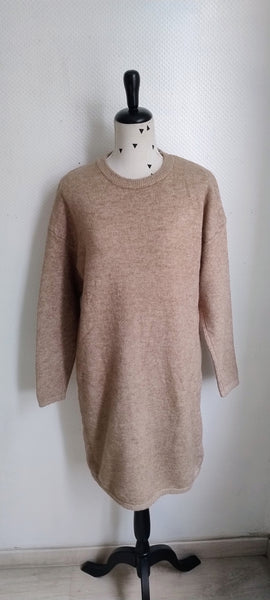 Robe pull Taupe