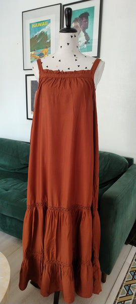 Robe Longue Terracotta