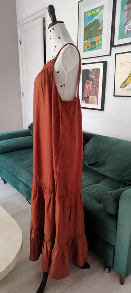 Robe Longue Terracotta
