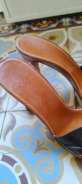 Mules Yves Saint Laurent Vintage T38