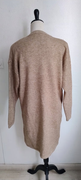 Robe pull Taupe