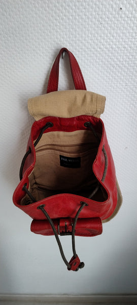 Sac à Dos Rouge Paul Marius